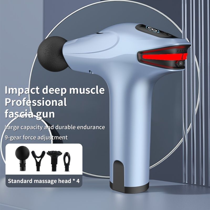 1pc Retinal Gun Deep Muscle Massage Relax Outdoor Fitness Equipment Shock Full Body Massager Electric Massage Gun - Discount Msrp 
