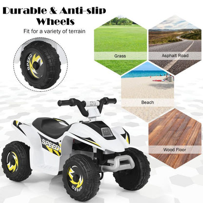 6V Kids Electric ATV 4 Wheels Ride-On Toy - Discount Msrp 