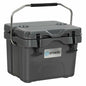 16 Quart 24-Can Capacity Portable Insulated Ice Cooler with 2 Cup Holders - Discount Msrp 