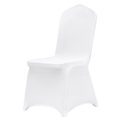 VEVOR Stretch Spandex Folding Chair Covers, Universal Fitted Chair Cover, Removable Washable Protective Slipcovers, for Wedding, Holiday, Banquet, Party, Celebration, Dining (50PCS White) - Discount Msrp 