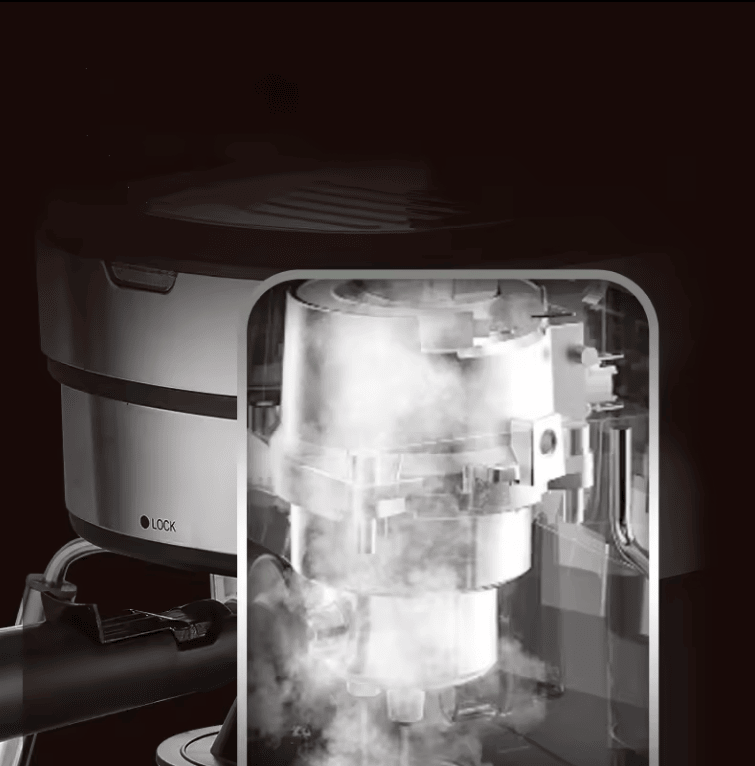 PSCM6910 Semiautomatic high-pressure steam integrated coffee machine Semiautomatic coffee machine espresso coffee extraction steam milk foaming - Discount Msrp 
