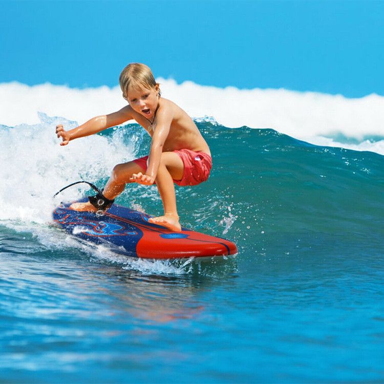 6 Feet Surfboard with 3 Detachable Fins - Discount Msrp 