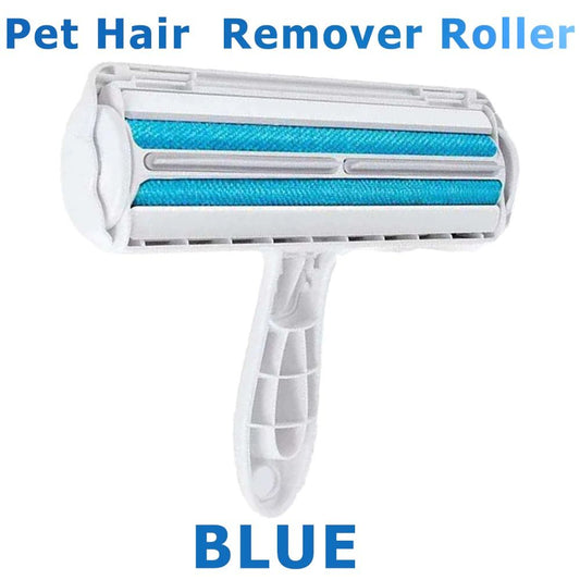 Pet Hair Roller Remover Lint Brush 2-Way Dog Cat Comb Tool Convenient Cleaning Dog Cat Fur Brush Base Home Furniture Sofa Clothe XH - Discount Msrp 