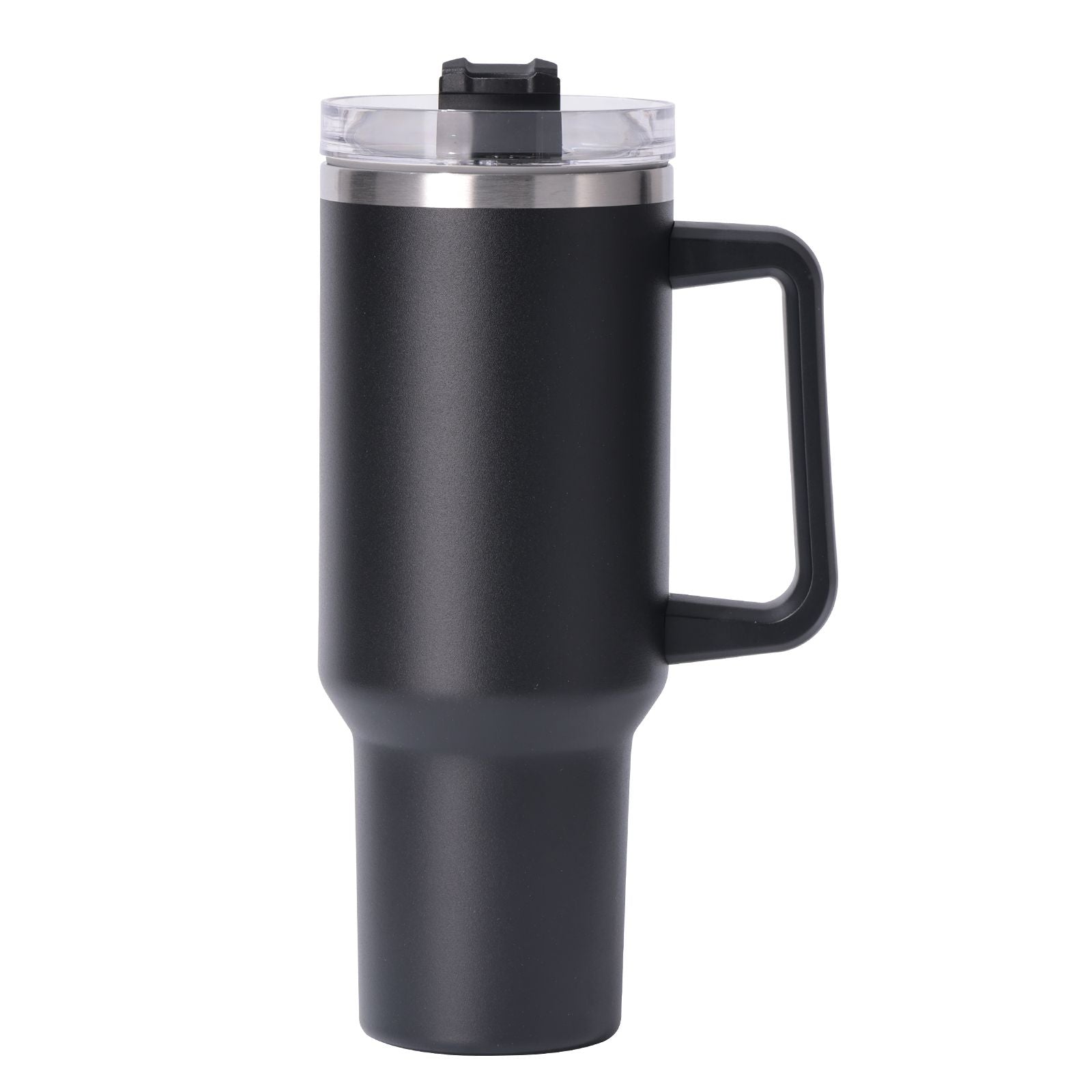 40oz large capacity tumbler With Handle And Straw Lid, Insulated Reusable Stainless Steel Water Bottles Travel Mug Coffee Cup car cup water cup For Men Women Outdoor Camping Driving, gift - Discount Msrp 