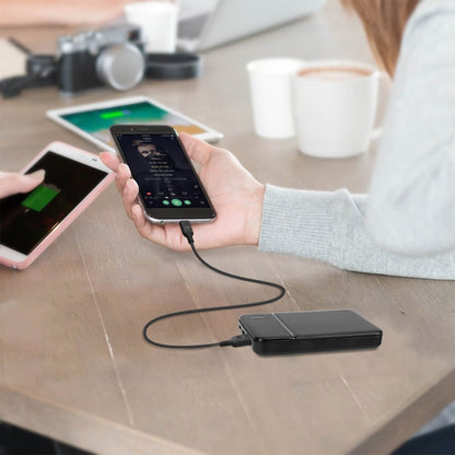 Power Bank Portable Phone Charger for Home Office Travel External Battery Pack with 1 Micro USB Cable Fit For IOSPhone 13/12 Samsung Galaxy S21 And More - Discount Msrp 