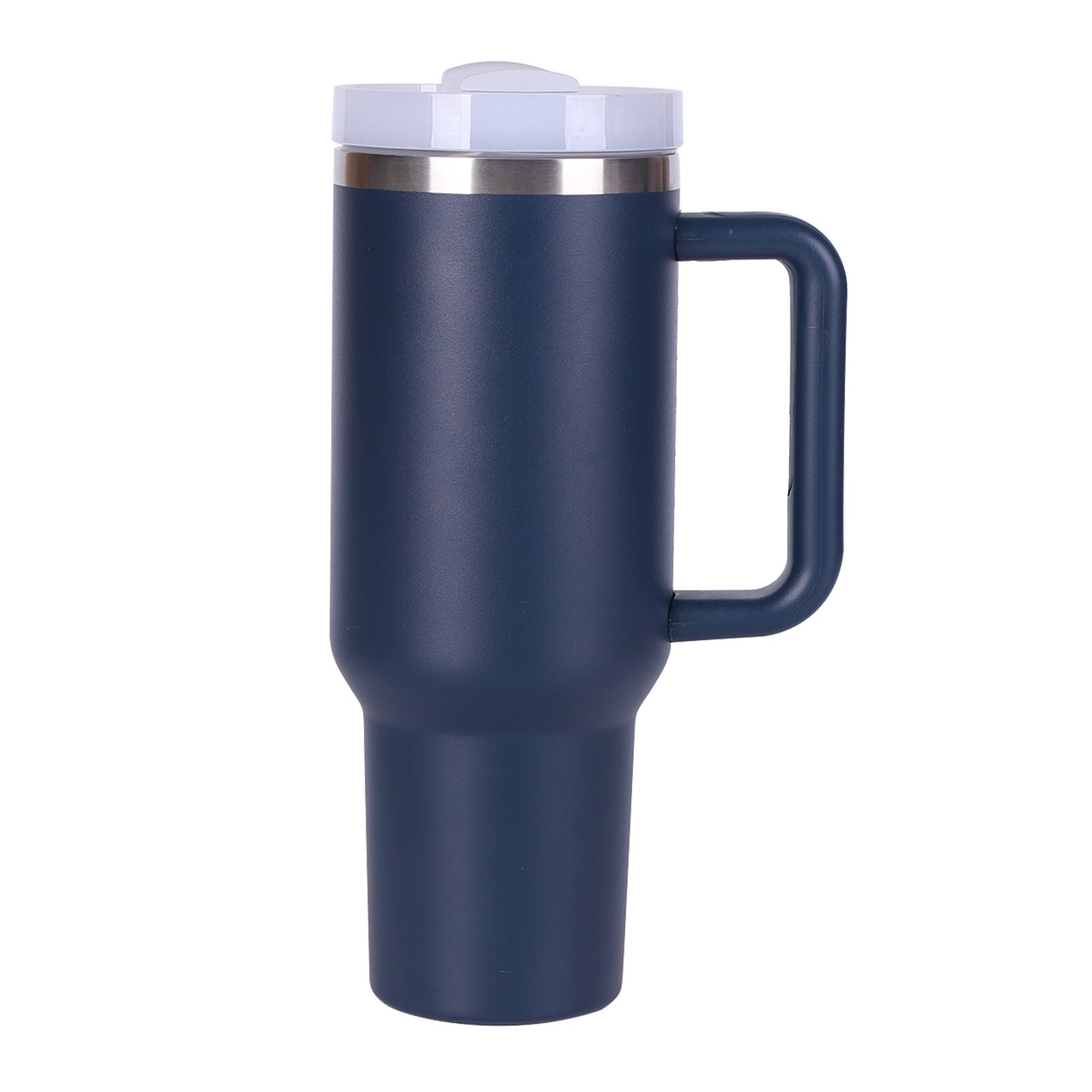 40oz V2 large capacity tumbler, With Handle And Straw Lid, Insulated Reusable Stainless Steel Water Bottles Travel Mug Coffee Cup car cup water cup For Men Women Outdoor Camping Driving, gift - Discount Msrp 