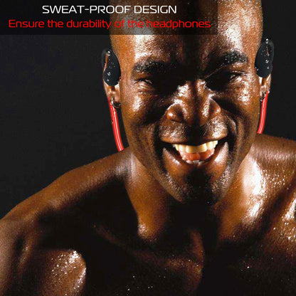 Wireless Sports Headsets Wireless V4.1 Neckband Earphones HD Stereo Sweat-proof Headphones Earbuds - Discount Msrp 