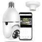 E27 WiFi Bulb Camera 1080P FHD WiFi IP Pan Tilt Security Surveillance Camera - Discount Msrp 