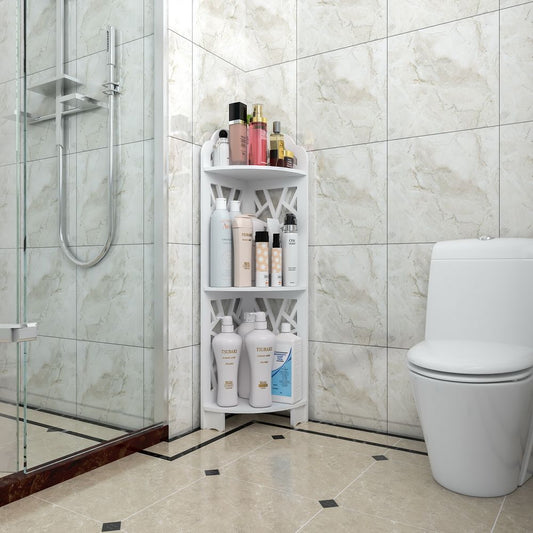 Free shipping 3 Tier Corner Shower Shelf Waterproof for Bathroom Storage YJ - Discount Msrp 