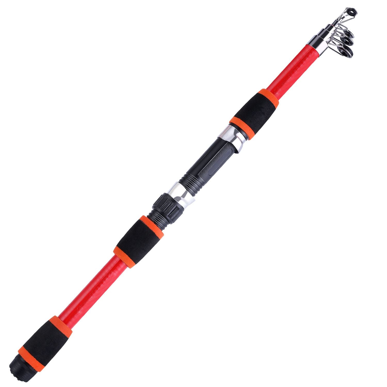 Sougayilang Travel Telescopic Fishing Rod Glass Fiber Fishing Pole - Discount Msrp 