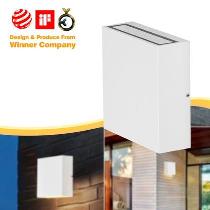 inowel Wall Lights Outdoor Wall Sconce Waterproof Outdoor Wall Lamps Up and Down Lighting Exterior Sconces Porch Lantern 19802 - Discount Msrp 