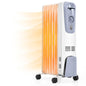 1500W Electric Oil Filled Radiator with 4 Bottom Wheels - Discount Msrp 