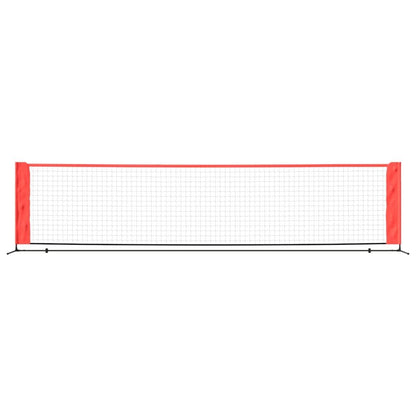 Tennis Net Black and Red 157.5"x39.4"x34.3" Polyester - Discount Msrp 