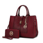 MKF Collection Yola Satchel Bag with Wallet Vegan Leather Women by Mia K - Discount Msrp 