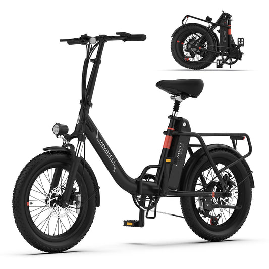 INVANTI EB11 Electric Bike 500W Folding Bike 48V 10.4AH 7S Shimano Electric Bicycle - Discount Msrp 