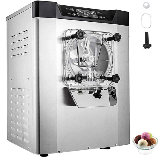 VEVOR Commercial Ice Cream Machine 1400W 20/5.3 Gph Hard Serve Ice Cream Maker with LED Display Screen Auto Shut-Off Timer One Flavors Perfect for Restaurants Snack bar Supermarkets - Discount Msrp 