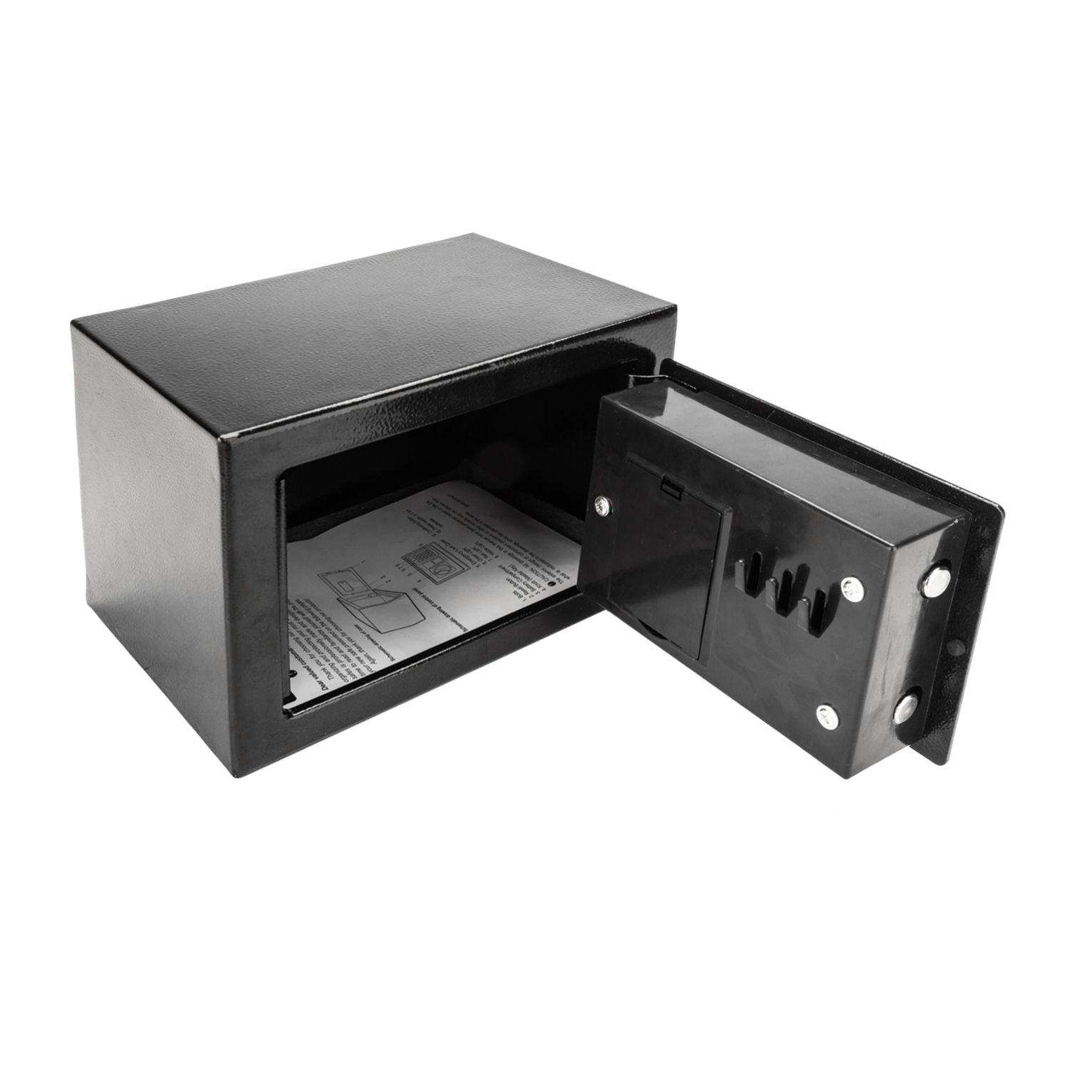 17E Home Use Electronic Password Steel Plate Safe Box Black - Discount Msrp 