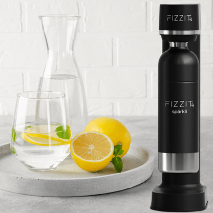 FIZZIT™ Spärklï Carbonated Water Soda Maker with Stainless Steel Bottle – Eco-Friendly, Dishwasher Bottles - Sparkling Water Maker - Discount Msrp 