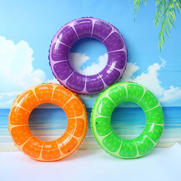 Inflatable Swimming Pool Floating Swimming Ring For Children; Adults; Fruit Swimming Tube Swimming Pool Swimming Ring Floating Swimming Ring - Discount Msrp 