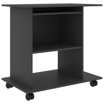 Computer Desk Gray 31.5"x19.7"x29.5" Engineered Wood - Discount Msrp 