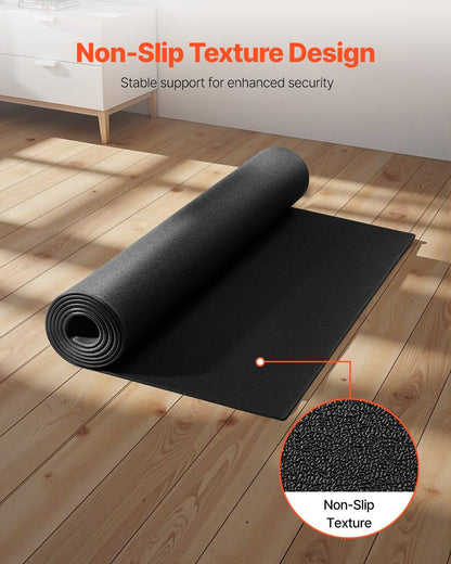 Treadmill Mat for Carpet Floor 1/4" Thick 36"x72" Exercise Equipment Mat - Discount Msrp 