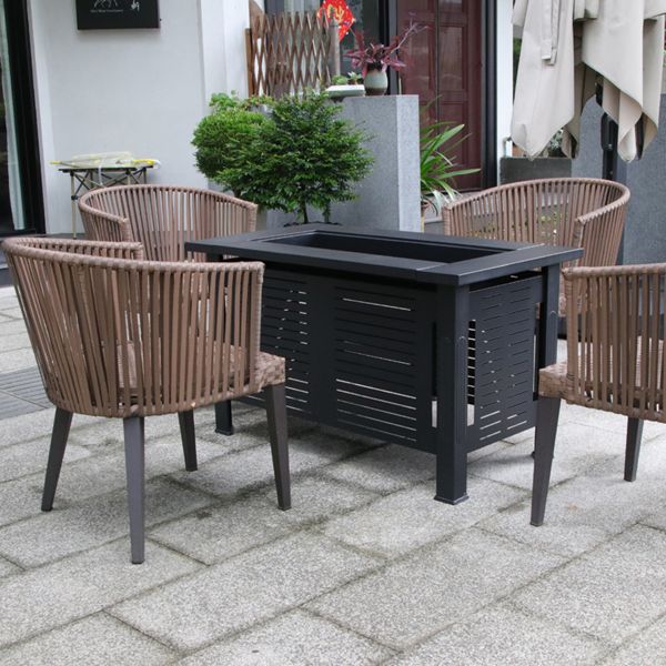 fire pit multifunctional chinese hibachi cooking tea bbq grill patio grill stove table outdoor furniture heating patio - Discount Msrp 