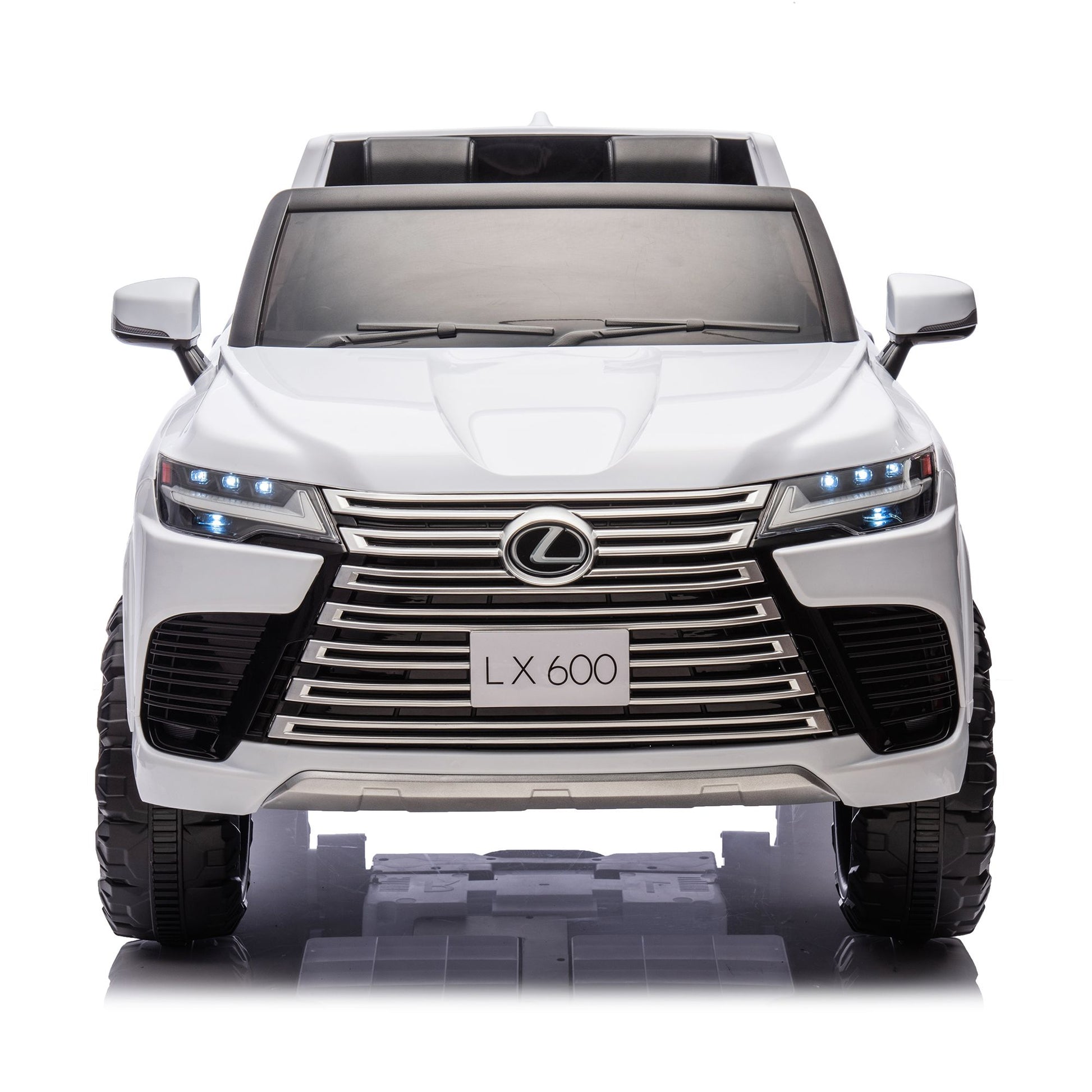 Licensed LEXUS LX600 24V Two-seater XXL Kids Ride On Car W/Parents Control,Seat width 20 inches,2WD,Four-wheel suspension,Bluetooth,MP3,Music,Power display,Speeds 1.86-3.11MPH For Kids. - Discount Msrp 