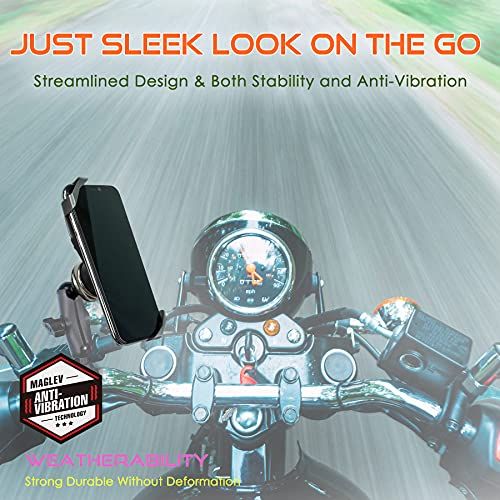 TAKEWAY Phone Holder for 4.7-6.7 inch Screen; Structure for Both Stability and Anti-Vibration; Providing Multi-Angle Vision; Attaches to RAM - Double Socket arms Component for Any B Size - Discount Msrp 