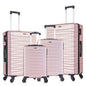 Hardshell Luggage Sets Suitcase ABS Lightweight with Spinner Wheels and TSA Lock Blue - Discount Msrp 