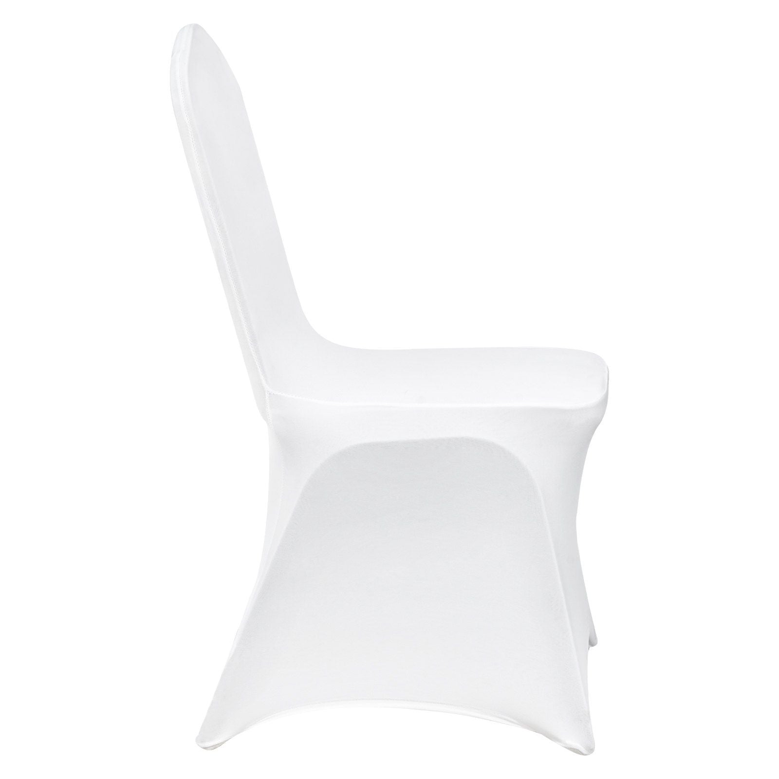 VEVOR Stretch Spandex Folding Chair Covers, Universal Fitted Chair Cover, Removable Washable Protective Slipcovers, for Wedding, Holiday, Banquet, Party, Celebration, Dining (50PCS White) - Discount Msrp 