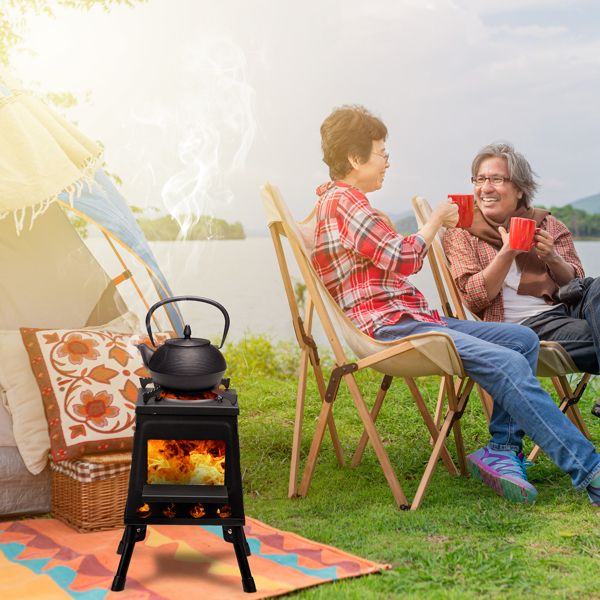 27*27*34cm wood camping stove - Discount Msrp 