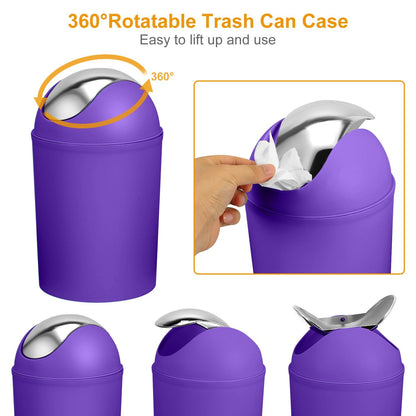 Bathroom Accessories Set 6 Pcs Bathroom Set Ensemble Complete Soap Dispenser Toothbrush Holder - Discount Msrp 