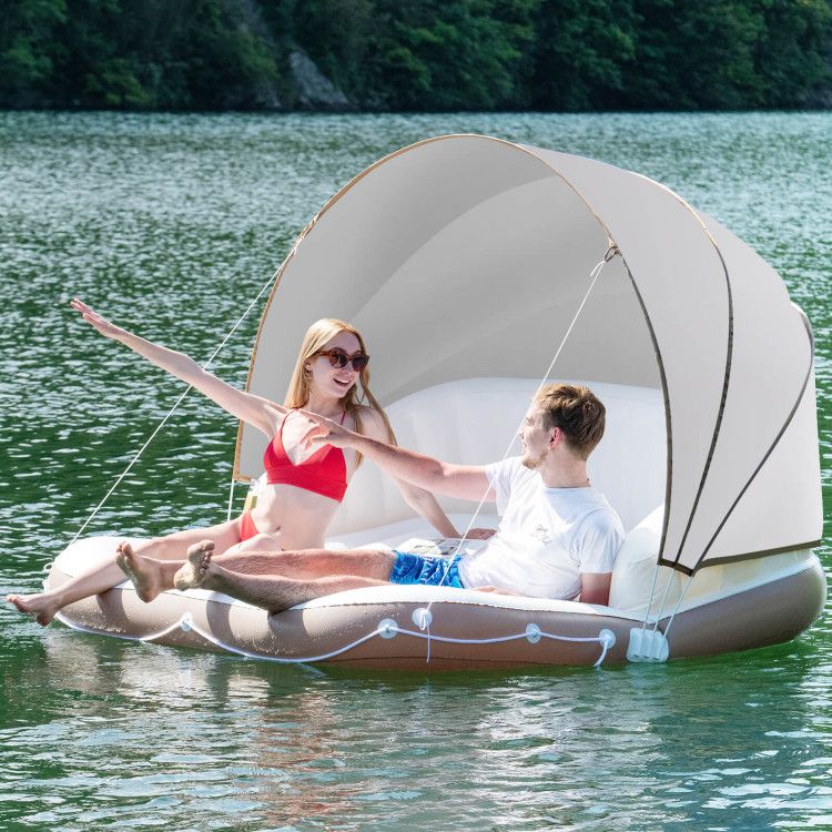 Inflatable Pool Float Lounge Swimming Raft - Discount Msrp 