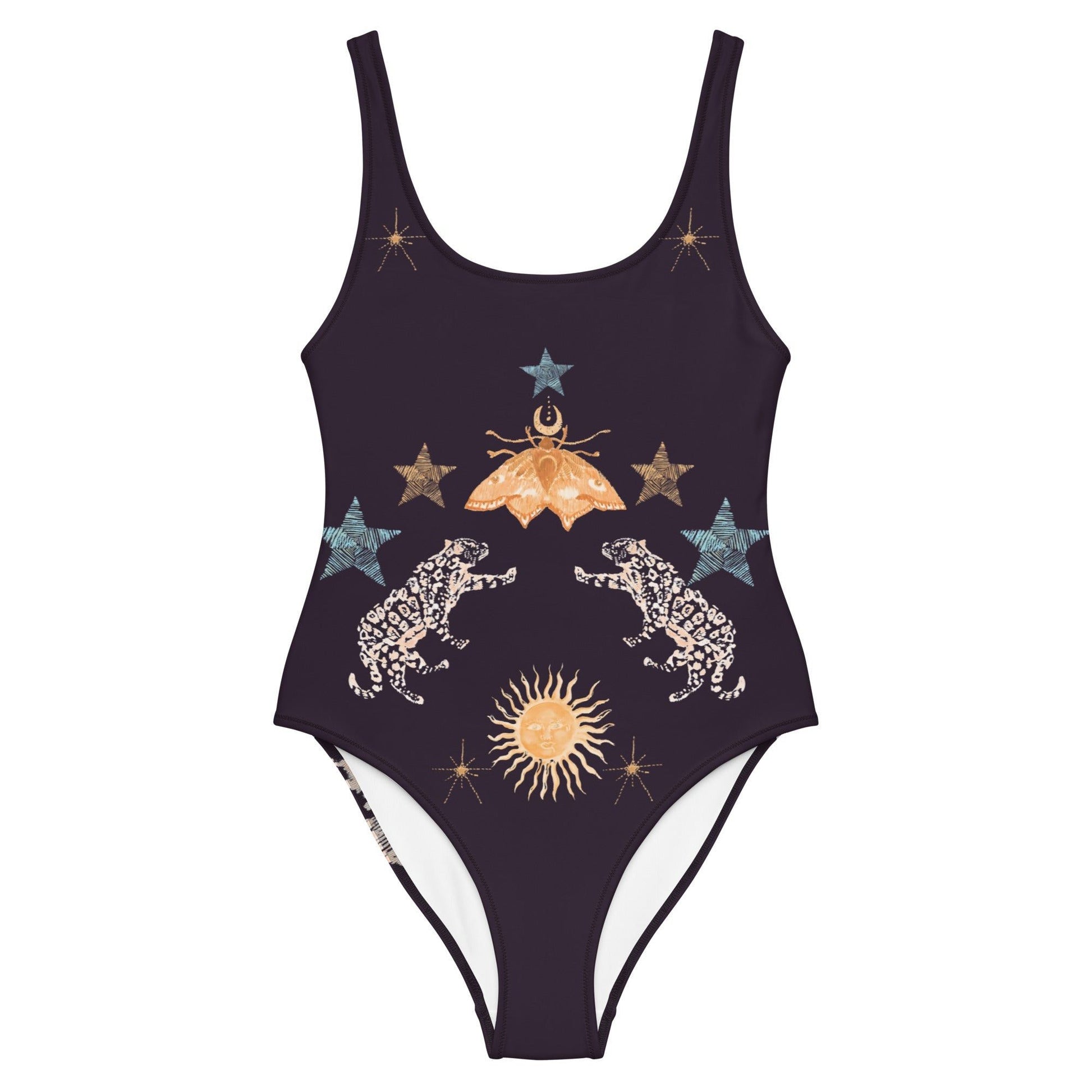 Lyra One Piece Swimsuit in Black Jaguar - Discount Msrp 