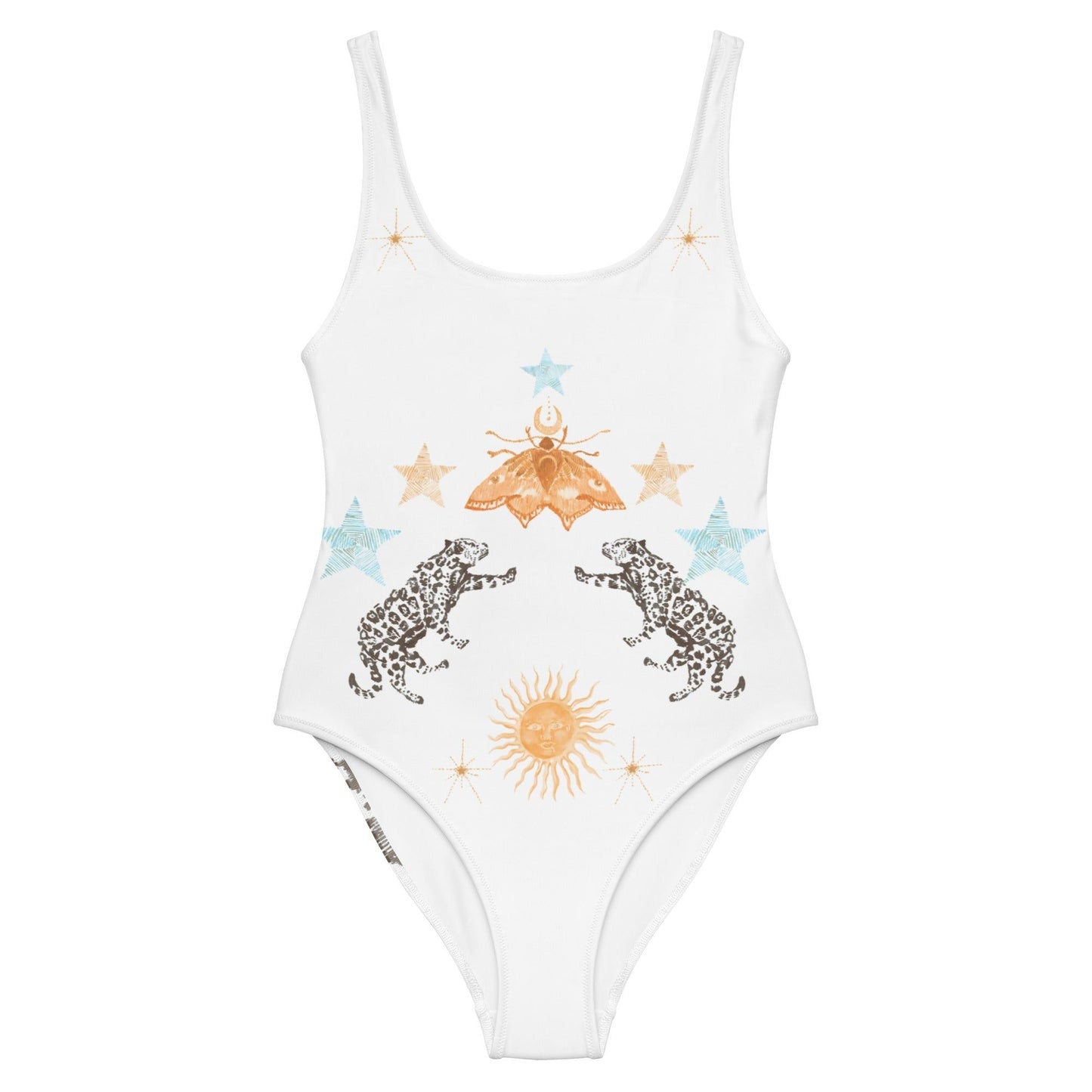 Lyra One Piece Swimsuit in White Jaguar - Discount Msrp 