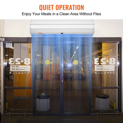 VEVOR 36" Commercial Indoor Air Curtain Super Power 2 Speeds 900CFM, Wall Mounted Air Curtains for Doors, Indoor Over Door Fan with Heavy Duty Limit Switch, Easy-Install 110V Unheated - Discount Msrp 