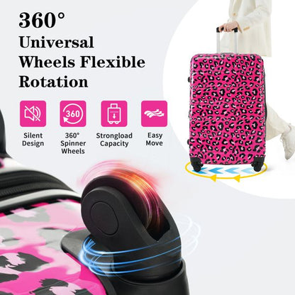 Hardshell Luggage Sets 3 pcs Spinner Suitcase with TSA Lock Lightweight-20"+24"+28" Luggages - Discount Msrp 