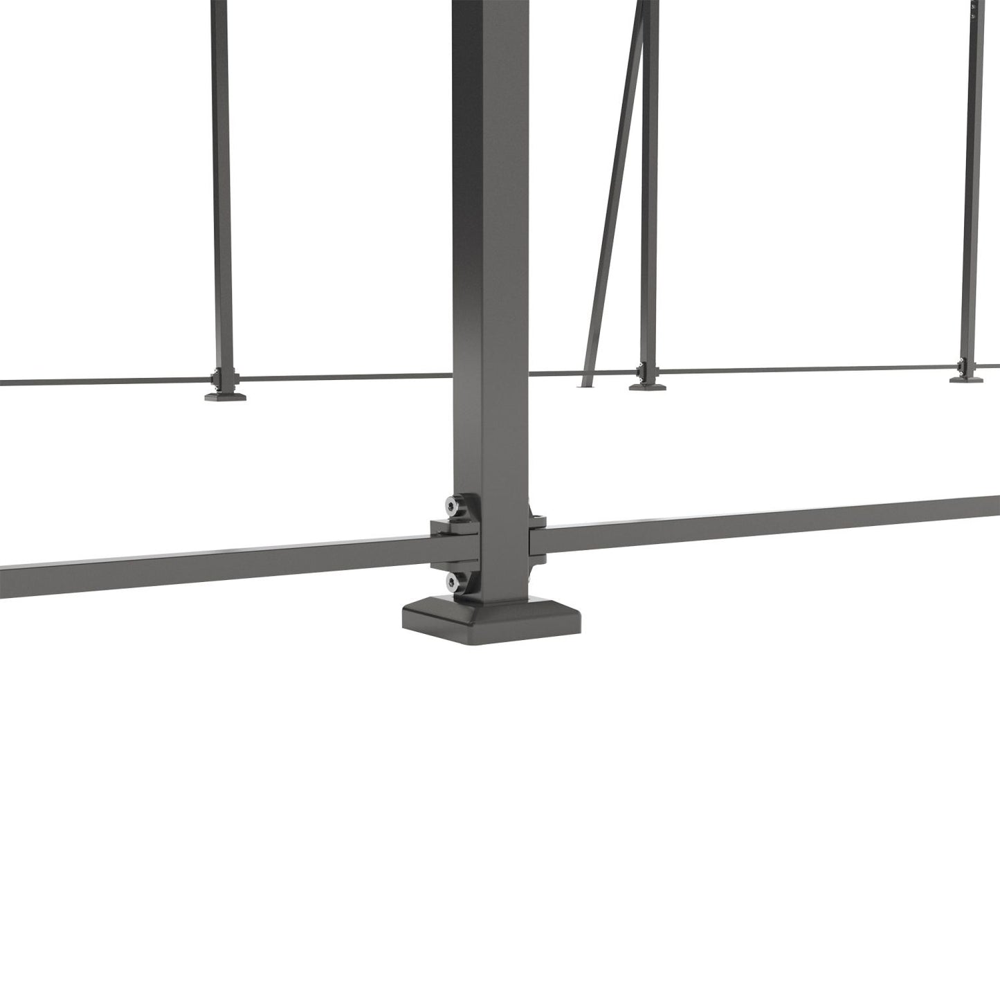 Campcraft 13 x 26.5 ft carport, 0.25mm thick, with protective film to prevent scratching, 2 pairs of adhesive gloves, 3 hooks, 12 expansion screws, 6 fixed iron pieces - Discount Msrp 