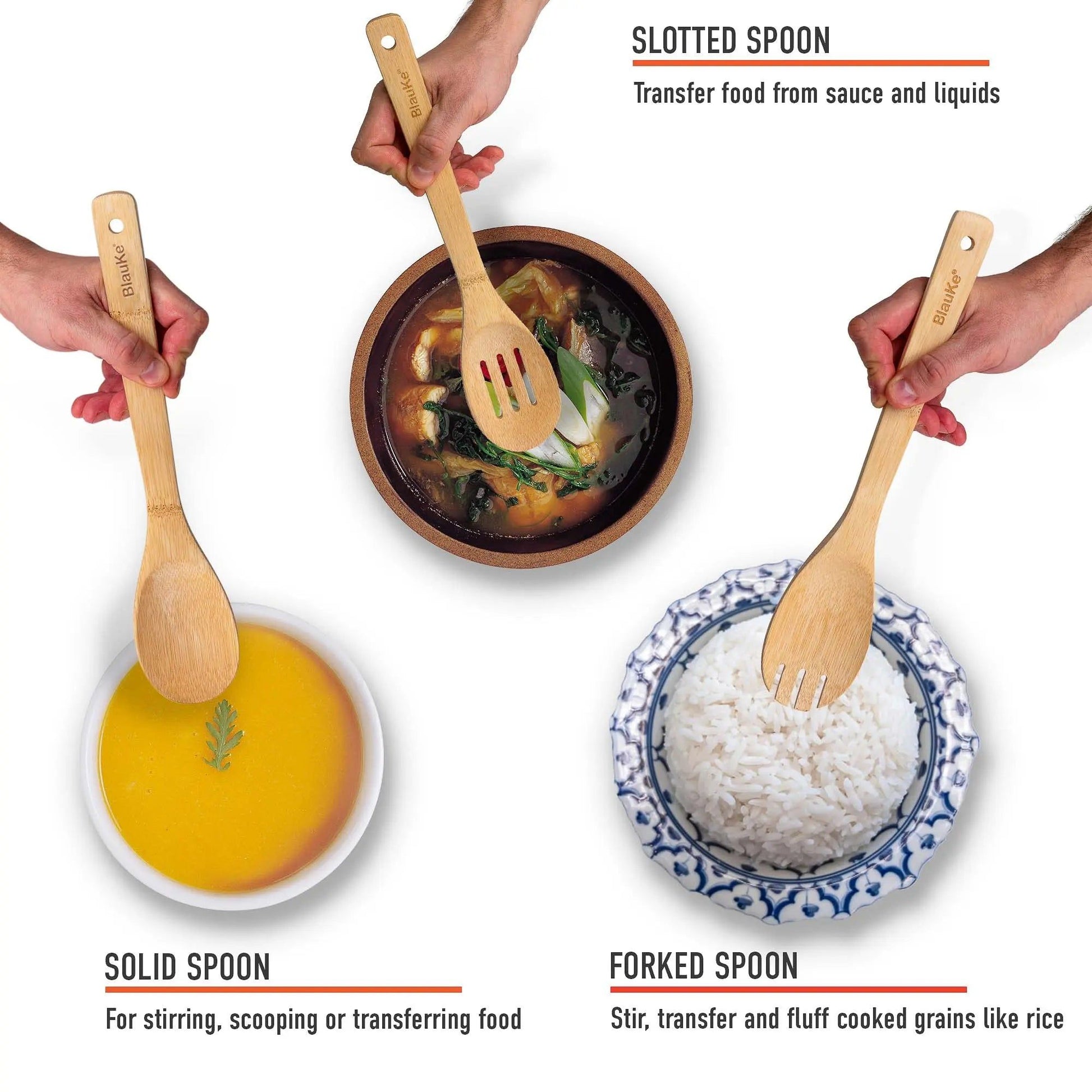 Bamboo Kitchen Utensils Set 8-Pack - Wooden Cooking Utensils - Discount Msrp 