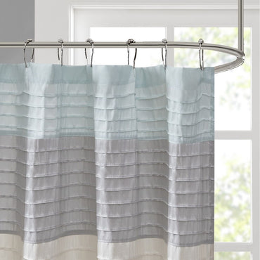 Faux Silk Shower Curtain - Discount Msrp 