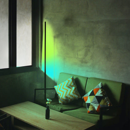 RGBCW Corner Floor Lamp, Minimalist Style Floor Lamp, Bedside Lamp, Reading stading Lamp, Ambient night lights - Discount Msrp 