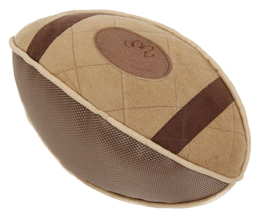 Pet Life 'Pugskin' Durable Oxford Nylon and Mesh Plush Squeaky Football Dog Toy - Discount Msrp 