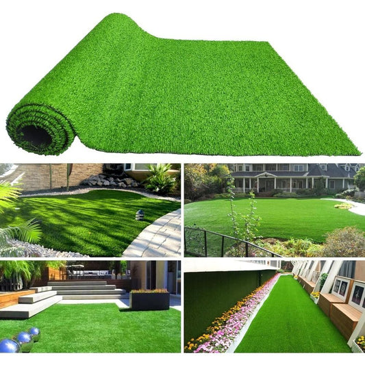 3FT*16FT Artificial turf, professional dog mat large turf outdoor carpet terrace pet lawn, artificial carpet with drainage holes (Grass height 0.78 inches/2cm) - Discount Msrp 