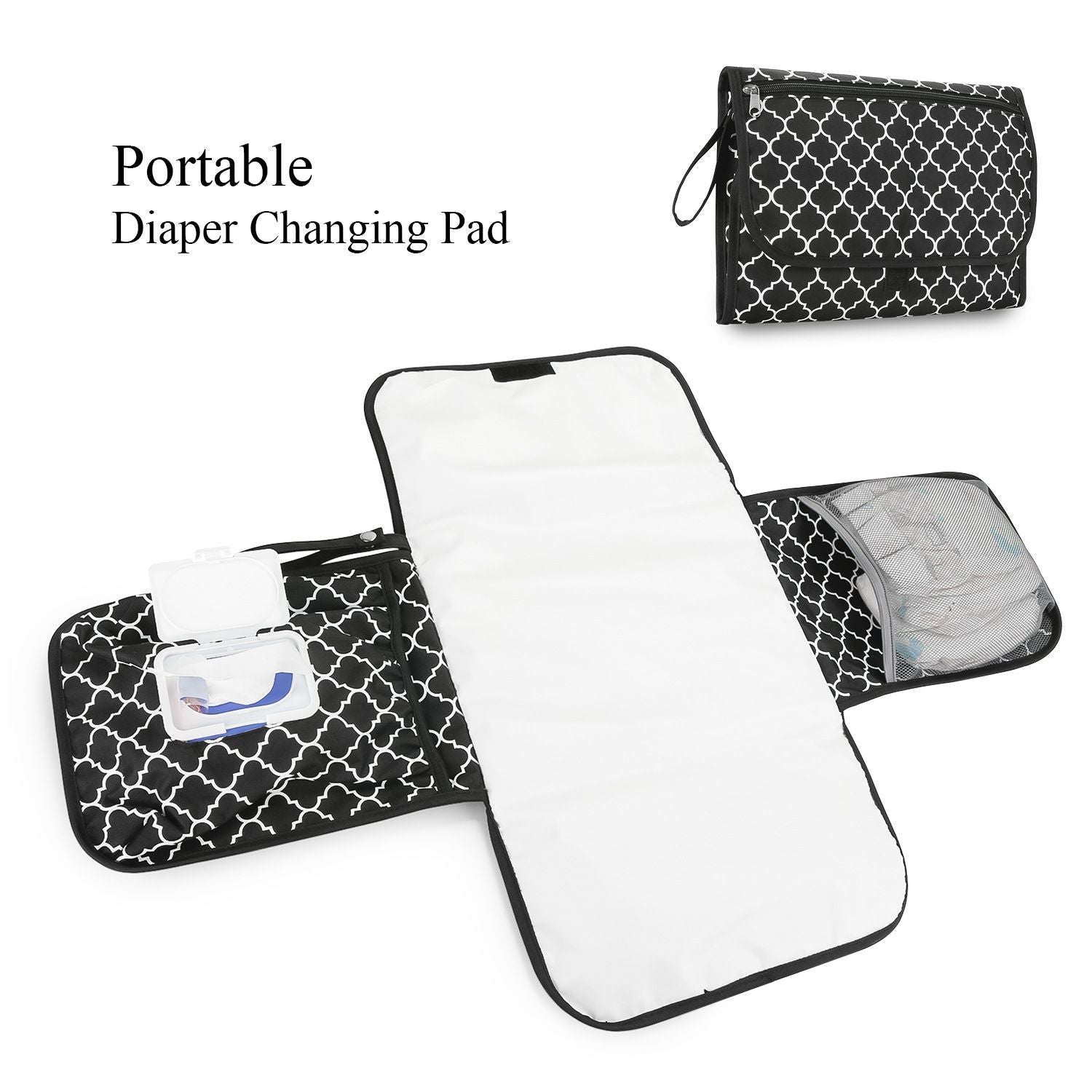 Baby changing diaper pad mother and baby travel portable waterproof diaper pad multifunctional wet wipes bag mommy bag accessories - Discount Msrp 