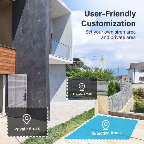 Jennov 5MP Wireless Security Camera System Outdoor IP66 IR WIFI Camera 1TB NVR - Discount Msrp 