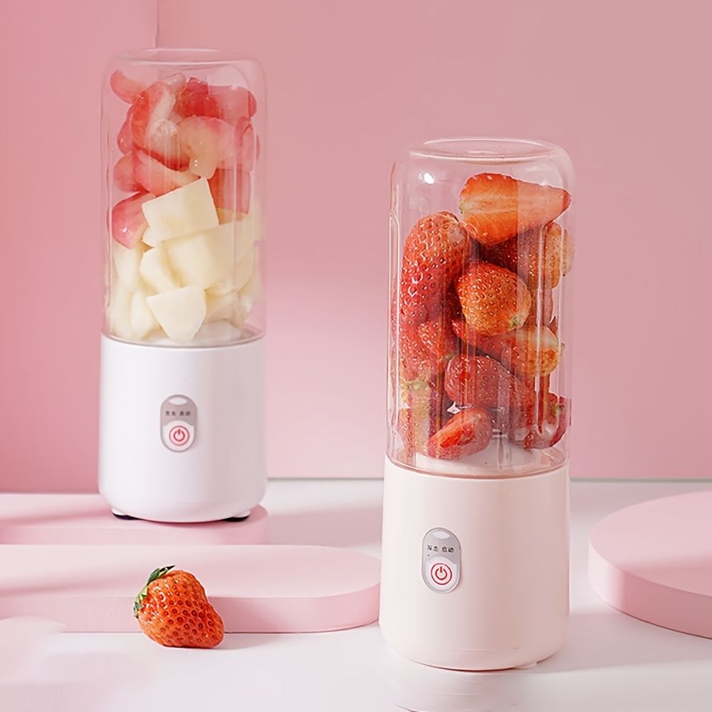 Electric Portable Juicer Household Usb Rechargeable Juice Machine Small Portable Juicer 500ml ABS Plastic 889 - Discount Msrp 