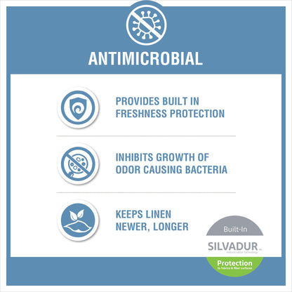 100% Cotton 8 Piece Antimicrobial Towel Set - Discount Msrp 