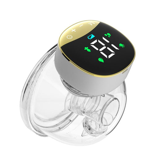 Wearable Breast Pump; Low-Noise And Painless Hands Free Electric Breast Pump With 4 Mode & 12 Levels; Painless Breastfeeding Breast Pump Can Be Worn In-Bra - Discount Msrp 