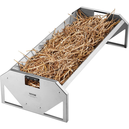 VEVOR Livestock Feeding Trough 22 Gallon Capacity 45" Goat Feeder for 10 Sheep - Discount Msrp 