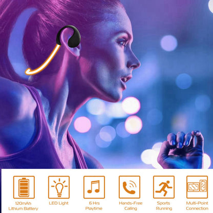Wireless Sports Headsets Wireless V4.1 Neckband Earphones HD Stereo Sweat-proof Headphones Earbuds - Discount Msrp 